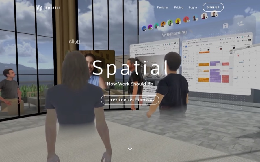 Spatial launch website